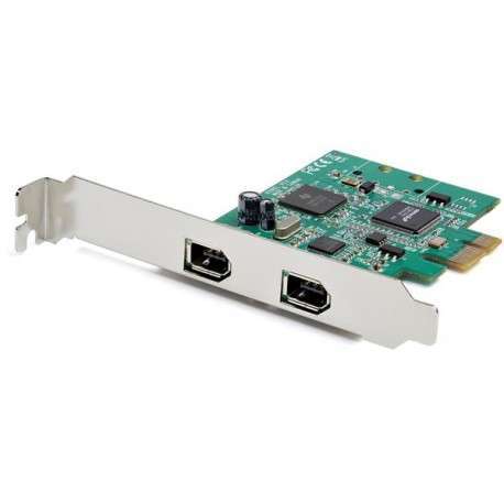 StarTech.com Carte PCI Express FireWire à 2 ports - Adaptateur PCIe FireWire 139a - 1