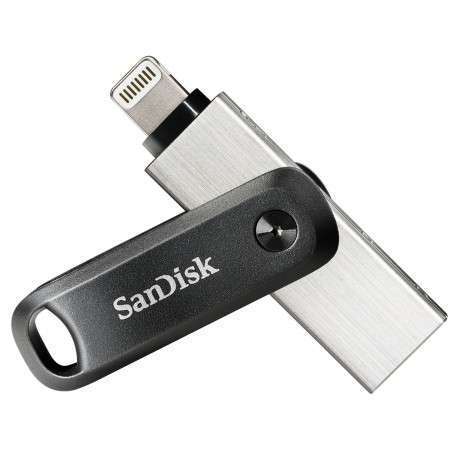 Sandisk SDIX60N-256G-GN6NE lecteur USB flash 256 Go 3.2 Gen 1 3.1 Gen 1 Gris, Argent - 1