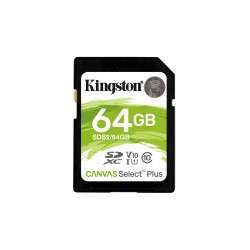 Kingston Technology Canvas Select Plus mémoire flash 64 Go SDXC Classe 10 UHS-I - 1