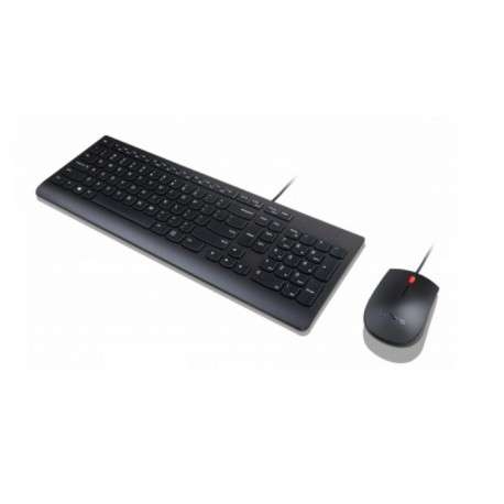 Lenovo Essential clavier USB Belge, Anglais Noir - 1