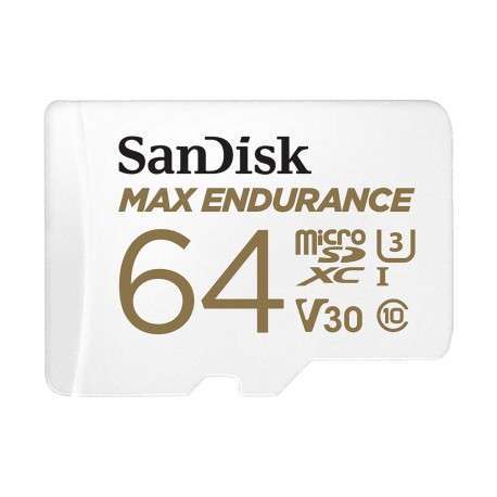 Sandisk Max Endurance mémoire flash 64 Go MicroSDXC Classe 10 UHS-I - 1