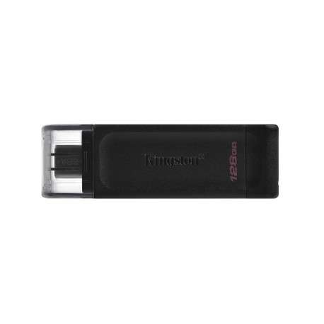 Kingston Technology DataTraveler 70 lecteur USB flash 128 Go USB Type-C 3.2 Gen 1 3.1 Gen 1 Noir - 1