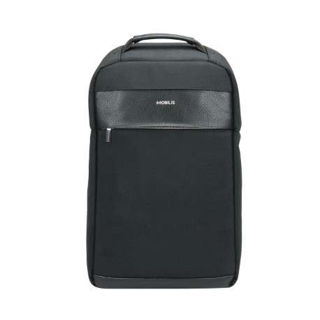 Mobilis PURE BACKPACK sacoche d'ordinateurs portables 39,6 cm 15.6" Sac à dos Noir, Argent - 1