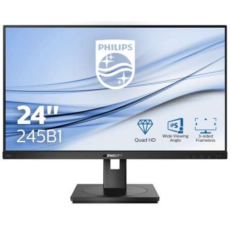 Philips B Line 245B1/00 LED display 60,5 cm 23.8" 2560 x 1440 pixels Quad HD Noir - 1