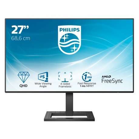 Philips 275E2FAE/00 écran plat de PC 68,6 cm 27" 2560 x 1440 pixels 4K Ultra HD LED Noir - 1