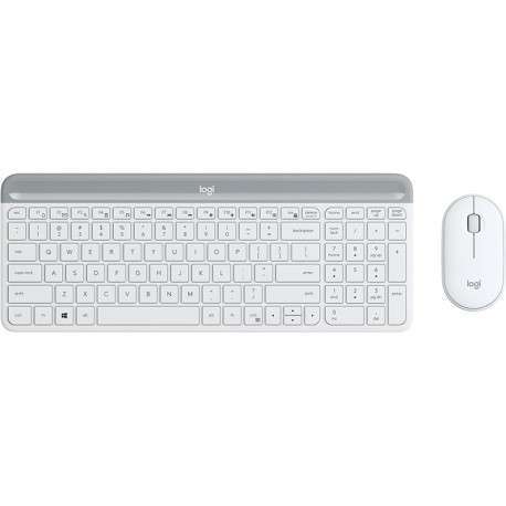 Logitech MK470 Slim Wireless Combo clavier RF sans fil Italien Blanc - 1