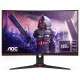 AOC C24G2AE/BK écran plat de PC 59,9 cm 23.6" 1920 x 1080 pixels Full HD LED Noir, Rouge - 1