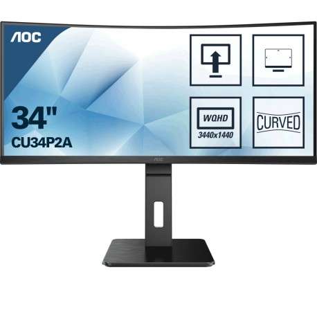 AOC Pro-line CU34P2A LED display 86,4 cm 34" 3440 x 1440 pixels 2K Ultra HD Noir - 1