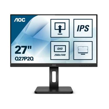 AOC Q27P2Q LED display 68,6 cm 27" 2560 x 1440 pixels Quad HD Noir - 1