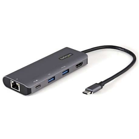 StarTech.com DKT31CHPDL station d'accueil Avec fil USB 3.2 Gen 2 3.1 Gen 2 Type-C Noir, Gris - 1