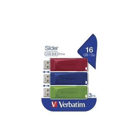 Verbatim Clé USB - Multipack de 16 Go - 1