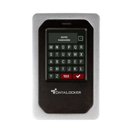 DataLocker DL4 FE 2000 Go Aluminium, Noir - 1