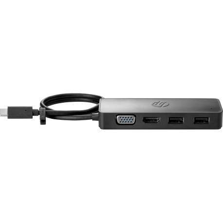 HP USB-C Travel Hub G2 Avec fil USB 3.2 Gen 1 3.1 Gen 1 Type-C Noir - 1