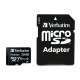 Verbatim microSDXC Card 256GB, Premium, Class 10, U1 - R 90MB/s - W 10MB/s mémoire flash - 1