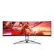 AOC AG493UCX2 écran plat de PC 124,5 cm 49" 5120 x 1440 pixels Quad HD LED Noir, Rouge - 6