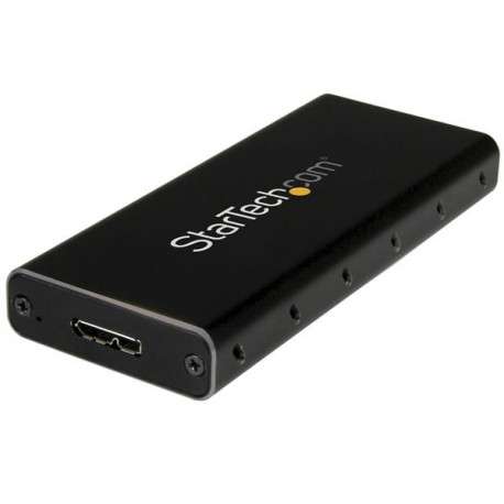 StarTech.com Boîtier USB 3.1 10 Gb/s pour SSD SATA M.2 NGFF avec câble USB-C - Aluminium - 1