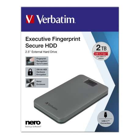 Verbatim 53653 disque dur externe 2000 Go Gris - 1