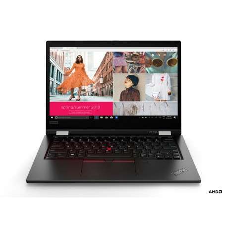 Lenovo ThinkPad L13 Yoga 5400U Hybride 2-en-1 33,8 cm 13.3" Écran tactile Full HD AMD Ryzen™ 3 8 Go DDR4-SDRAM 256 G - 1