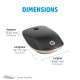 HP 410 Souris Bluetooth ultra-plate blanche - 8