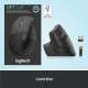 Logitech Lift souris Gauche RF sans fil + Bluetooth Optique 4000 DPI - 12