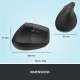 Logitech Lift souris Gauche RF sans fil + Bluetooth Optique 4000 DPI - 13