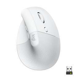 Logitech Lift souris Droitier RF sans fil + Bluetooth Optique 4000 DPI - 1