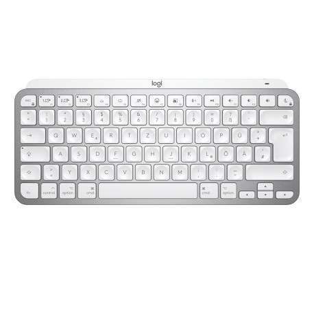 Logitech MX Keys Mini For Mac Minimalist Wireless Illuminated Keyboard clavier Bluetooth AZERTY Français Gris - 1