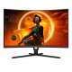 AOC C32G3AE/BK écran plat de PC 80 cm 31.5" 1920 x 1080 pixels Full HD LED Noir, Rouge - 3