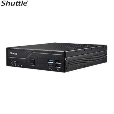 Shuttle DH610S PC/poste de travail Slim PC DDR4-SDRAM HDD+SSD Mini PC Noir - 1