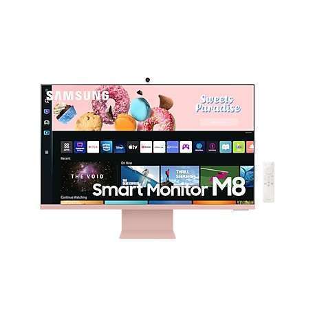 Samsung S32BM80PUU 81,3 cm 32" 3840 x 2160 pixels 4K Ultra HD Rose, Blanc - 1