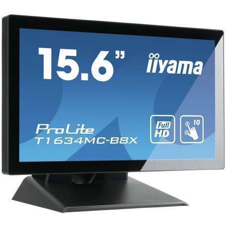 iiyama ProLite T1634MC-B8X écran plat de PC 39,6 cm 15.6" 1920 x 1080 pixels Full HD LED Écran tactile Multi-utilisate - 1