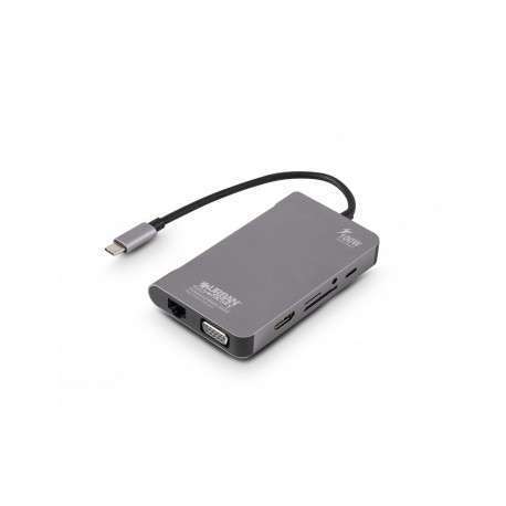 Urban Factory TCM16UF station d'accueil Avec fil USB 3.2 Gen 1 3.1 Gen 1 Type-C Gris - 1