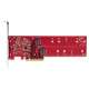 StarTech.com Adaptateur PCIe M.2 - PCIe x8/ x16 vers Double NVMe ou AHCI M.2 SSD - PCI Express 4.0, 7,8 Gbps par Disque, - 5