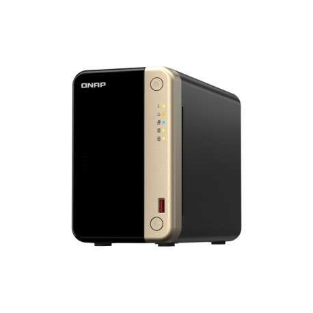 QNAP TS-264 NAS Tower Ethernet/LAN Noir, Or N5095 - 1