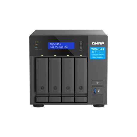 QNAP TVS-H474 NAS Tower Ethernet/LAN Noir G7400 - 1