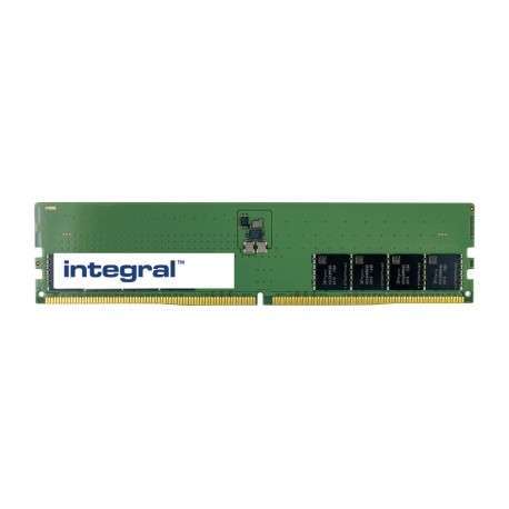 Integral 32GB PC RAM MODULE DDR5 4800MHZ PC5-38400 UNBUFFERED NON-ECC 1.1V 2GX8 CL40 module de mémoire 32 Go 1 x 32 Go - 1