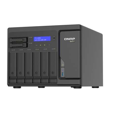 QNAP TS-h886 NAS Tower Ethernet/LAN Noir D-1602 - 1