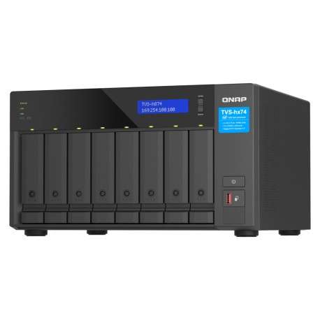 QNAP TVS-h874 NAS Tower Ethernet/LAN Noir - 1