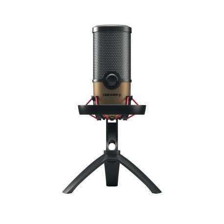 CHERRY UM 9.0 PRO RGB Noir, Cuivre Microphone de table - 1