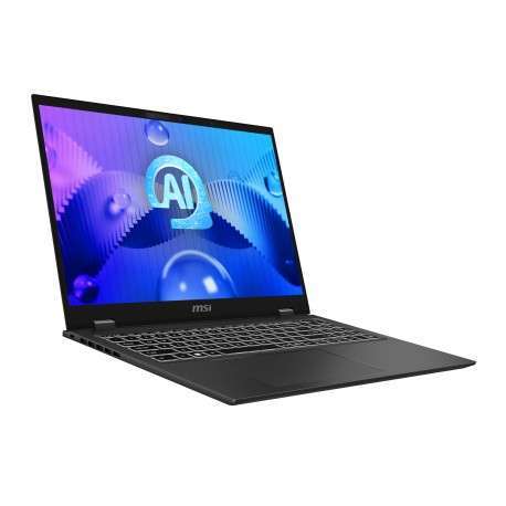 MSI Prestige 16 AI Studio B1VEG-046FR Ordinateur portable 40,6 cm 16" Quad HD+ Intel Core Ultra 7 155H 32 Go LPDDR5-SD - 1