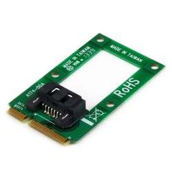 StarTech.com Adaptateur mSATA vers DD / SSD SATA 2,5" ou 3,5" - Carte Convertisseur Mini SATA à SATA - 1