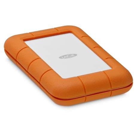 LaCie Rugged Secure 2000Go Orange, Blanc disque dur externe - 1