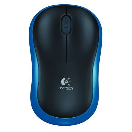 Logitech M185 RF sans fil Optique Bleu souris - 1