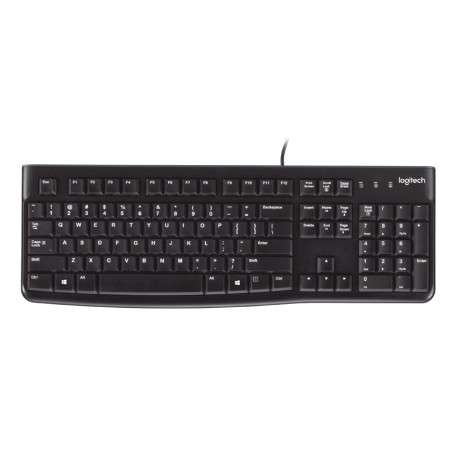 Logitech K120 USB QWERTY Anglais britannique Noir clavier - 1