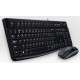 Logitech MK120 USB AZERTY Français Noir clavier - 1