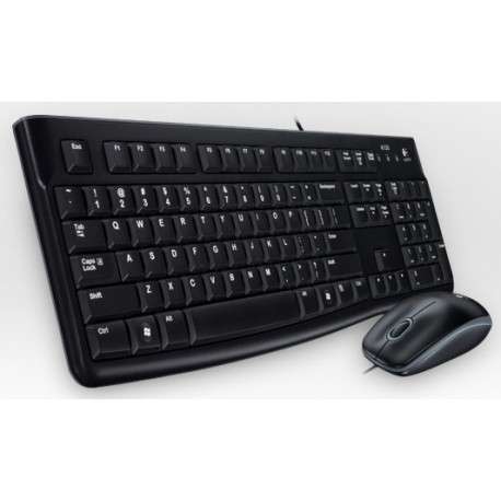 Logitech MK120 USB AZERTY Français Noir clavier - 1