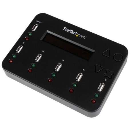 StarTech.com Duplicateur autonome de clés USB 1 vers 5 - Effacer / Supprimer - Copieur de lecteur flash USB 1:5 - 1