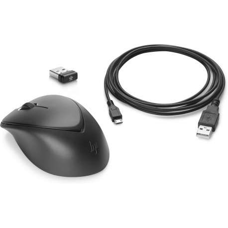 HP Wireless Premium RF sans fil Laser 1200DPI Ambidextre Noir souris - 1