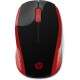 HP 200 RF sans fil Optique 1000DPI Ambidextre Noir, Rouge souris - 1