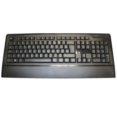 Uniformatic 82116 USB AZERTY Français Noir clavier - 1